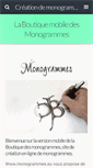 Mobile Screenshot of monogrammes.eu